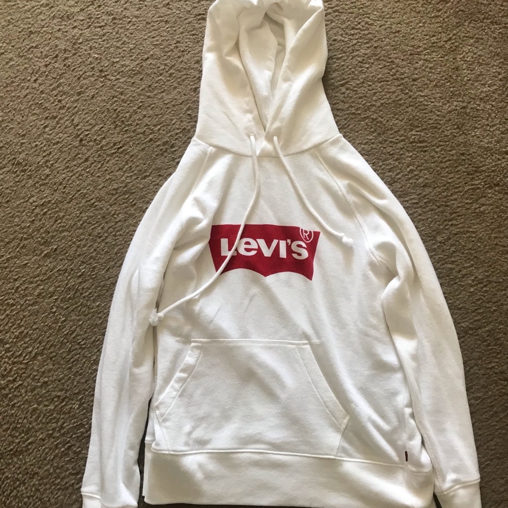 COPY - Levis white Hoodie - Size S